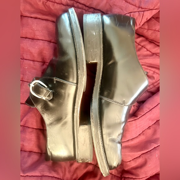 COLE HAAN Men’s City Glossy Black Leather Brogues! Sz 10.5! - Picture 5 of 7